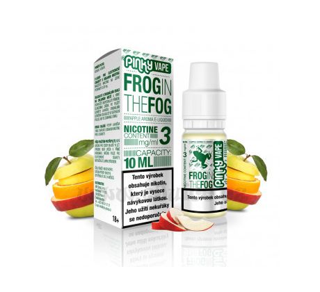 Pinky Vape 10ml / 18mg: Frog in the Fog (Jablko)