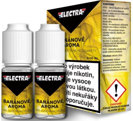 Liquid ELECTRA 2Pack Banana 2x10ml - 18mg (Banán)