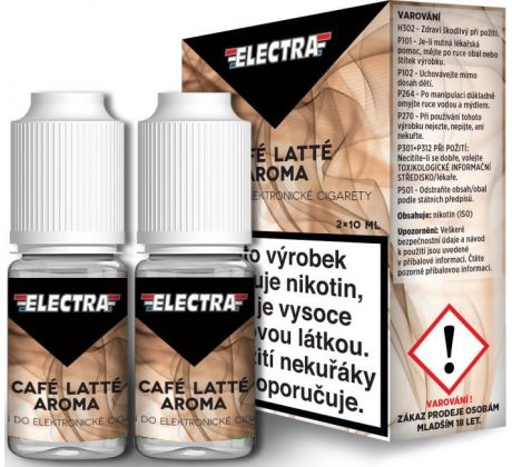 Liquid ELECTRA 2Pack Cafe Latte 2x10ml - 18mg