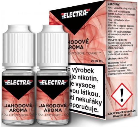  Liquid ELECTRA 2Pack Strawberry 2x10ml - 6mg (Jahoda)