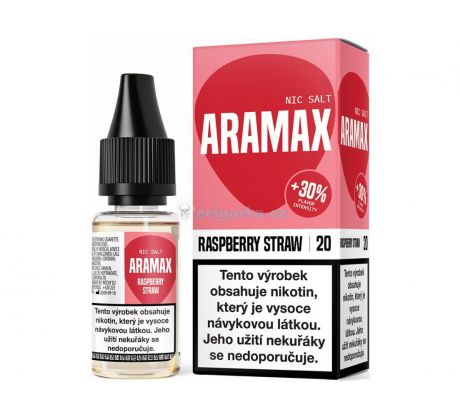 (Aramax Salt) 10ml Raspberry Straw 10mg