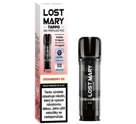 LOST MARY TAPPO Pods cartridge 1Pack Strawberry Ice 17mg