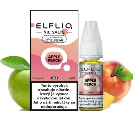 Liquid ELFLIQ Nic SALT Apple Peach 10ml - 20mg kolek