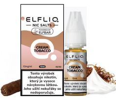 Liquid ELFLIQ Nic SALT Cream Tobacco 10ml - 10mg kolek