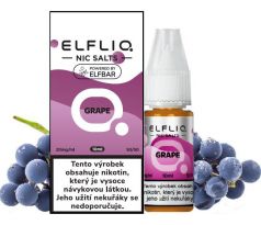 Liquid ELFLIQ Nic SALT Grape 10ml - 20mg 