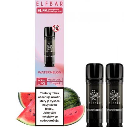 Elf Bar ELFA Pods cartridge 2Pack Watermelon 20mg KOLEK