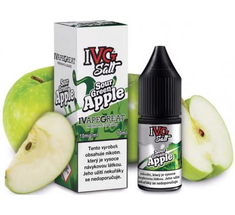 Liquid IVG SALT Sour Green Apple 10ml - 20mg