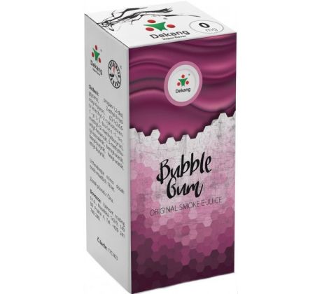 Liquid Dekang Menthol Bubble Gum 10ml - 11mg (Mentolová žvýkačka)