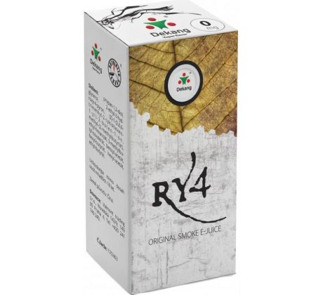 Liquid Dekang RY4 10ml - 6mg (Směs karamelu, vanilky a tabáku)