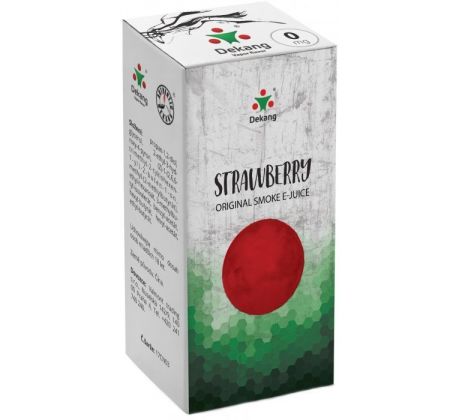 Liquid Dekang Strawberry 10ml - 6mg (Jahoda)