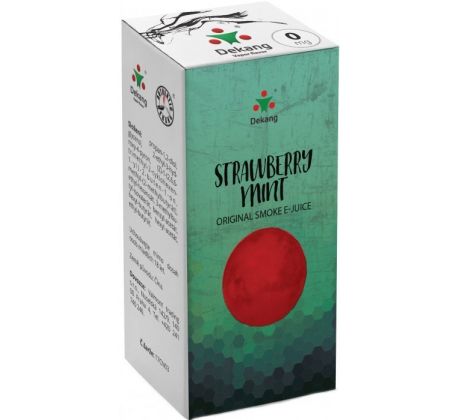 Liquid Dekang Strawberry Mint 10ml - 6mg (Jahoda s mátou)