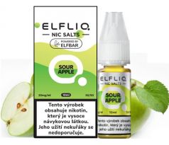 Liquid ELFLIQ Nic SALT Sour Apple 10ml - 20mg