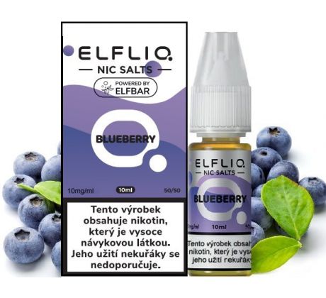 Liquid ELFLIQ Nic SALT Blueberry 10ml - 10mg