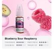 Liquid ELFLIQ Nic SALT Blueberry Sour Raspberry 10ml - 10mg