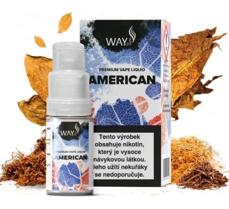 Liquid WAY to Vape American 10ml-12mg