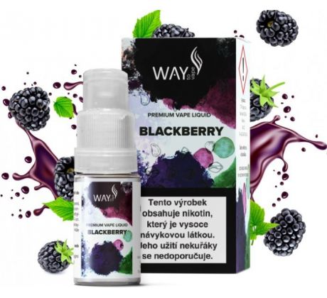 Liquid WAY to Vape Blackberry 10ml-12mg