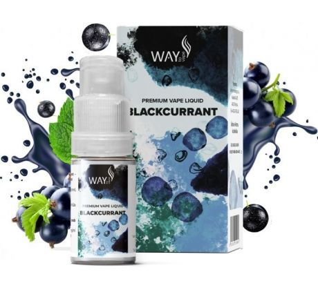 Liquid WAY to Vape Blackcurrant 10ml-0mg