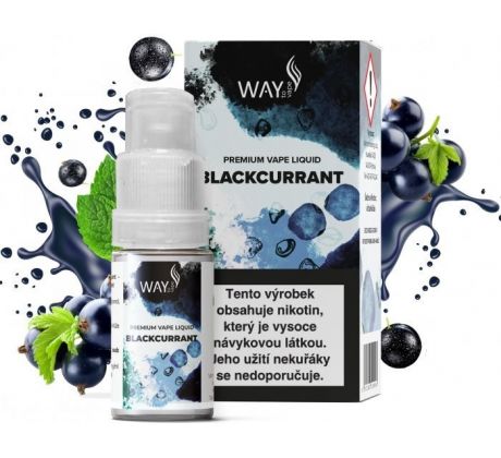 Liquid WAY to Vape Blackcurrant 10ml-3mg