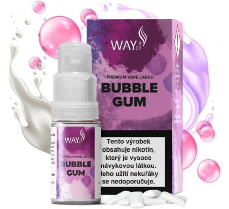 Liquid WAY to Vape Bubble Gum 10ml-6mg