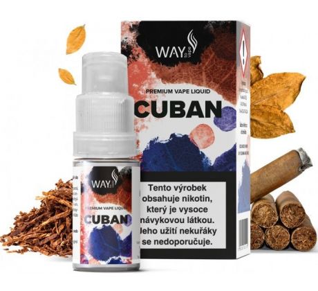 Liquid WAY to Vape Cuban 10ml-18mg