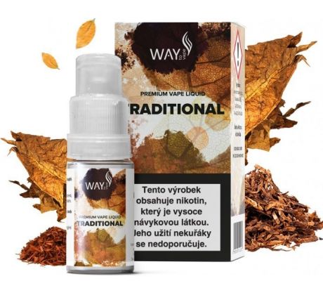 Liquid WAY to Vape Traditional 10ml-12mg