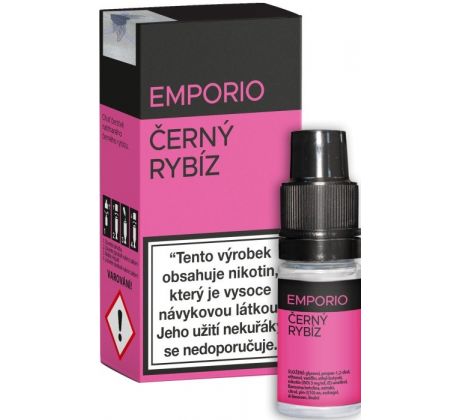 Liquid EMPORIO Černý Rybíz 10ml - 12mg