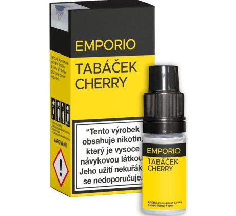 Liquid EMPORIO Tabáček - Cherry 10ml - 12mg