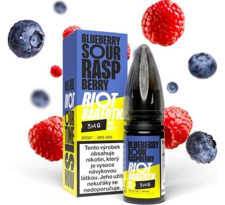 Liquid Riot BAR EDTN Salt Blueberry Sour Raspberry (Borůvka s malinou) 10ml-10mg