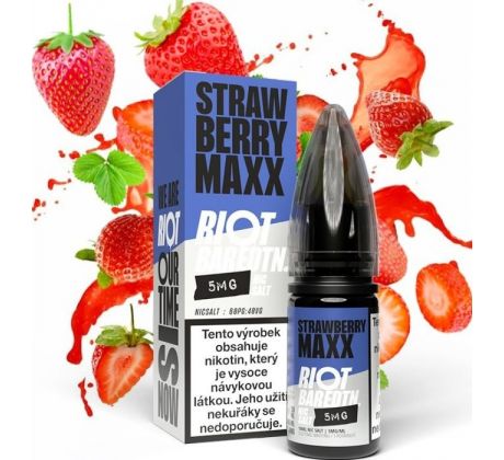 Liquid Riot BAR EDTN Salt Strawberry Maxx (Jahodový energiťák) 10ml-20mg