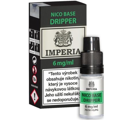 Nikotinová báze IMPERIA Dripper PG30-VG70 10ml-6mg 1Pack