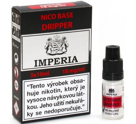 Nikotinová báze IMPERIA Dripper PG30-VG70 5x10ml-18mg