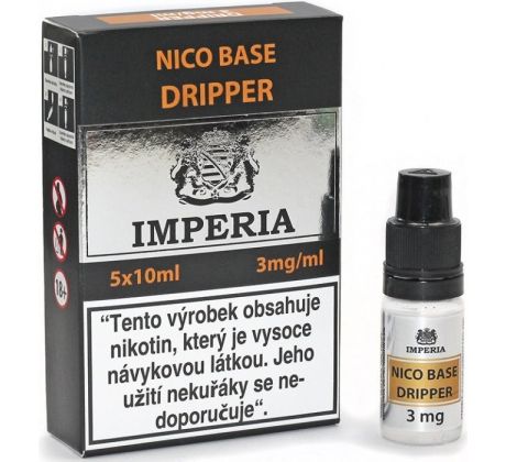 Nikotinová báze IMPERIA Dripper PG30-VG70 5x10ml-3mg