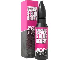 Příchuť Riot Squad PUNX S&V 10ml Strawberry Raspberry & Blueberry (Jahoda, borůvka a malina)