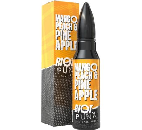 Příchuť Riot Squad PUNX S&V 10ml Mango, Peach & Pineapple (Mango, broskev a ananas)