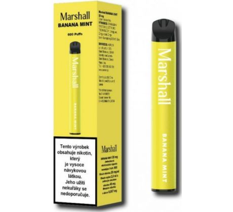 Marshall elektronická cigareta 20mg Banana Mint