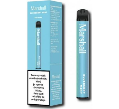 Marshall elektronická cigareta 20mg Blueberry Mint