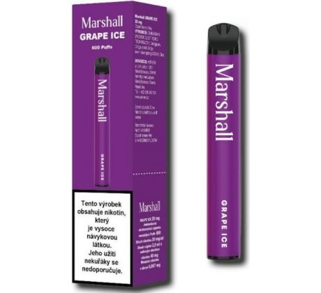 Marshall elektronická cigareta 20mg Grape Ice