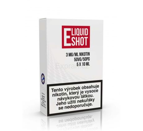 5 pack E-Liquid Shot Booster 50PG/50VG 3 mg/ml