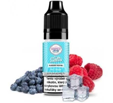 Liquid Dinner Lady Nic SALT Blueberry Menthol 10ml - 20mg