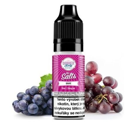 Liquid Dinner Lady Nic SALT Grape 10ml - 20mg