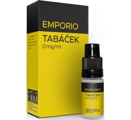 Liquid EMPORIO Tabáček 10ml - 0mg