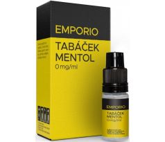 Liquid EMPORIO Tabáček - Mentol 10ml - 0mg