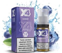 Liquid X4 Bar Juice - Borůvka (Blueberry) 10ml - 10mg