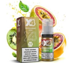 Liquid X4 Bar Juice - Kiwi, marakuja a guava (Kiwi Passionfruit Guava) 10ml - 10mg