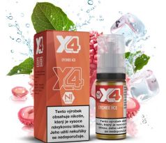 Liquid X4 Bar Juice - Chladivé liči (Lychee Ice) 10ml - 10mg