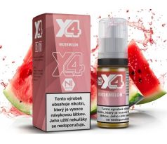 Liquid X4 Bar Juice - Vodní meloun (Watermelon) 10ml - 10mg