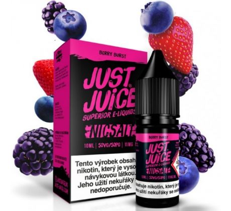 Liquid Just Juice SALT Berry Burst 10ml - 11mg