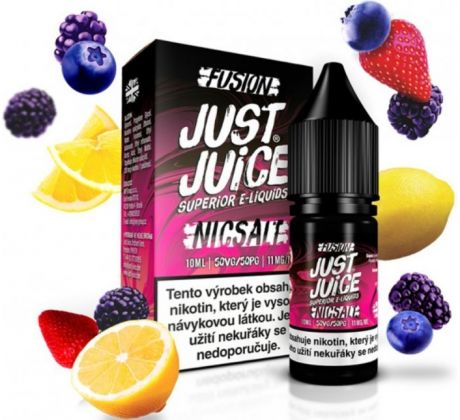 Liquid Just Juice SALT Fusion Berry Burst & Lemonade 10ml - 20mg