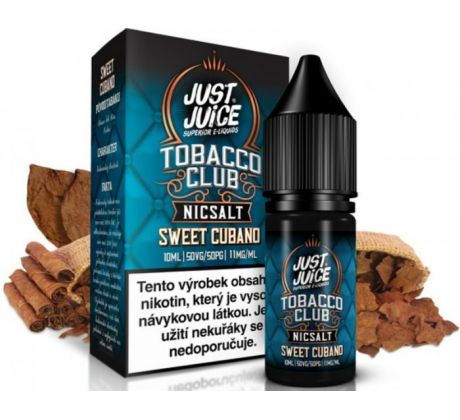 Liquid Just Juice SALT Tobacco Sweet Cubano 10ml - 11mg