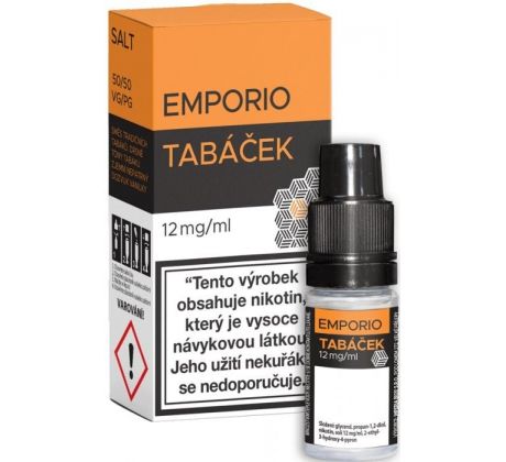 Liquid EMPORIO SALT Tobacco (Tabáček) 10ml - 12mg